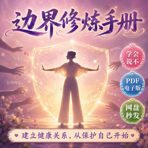 边界修炼手册建立健康关系从学会说不开始人际沟通自我成长指南