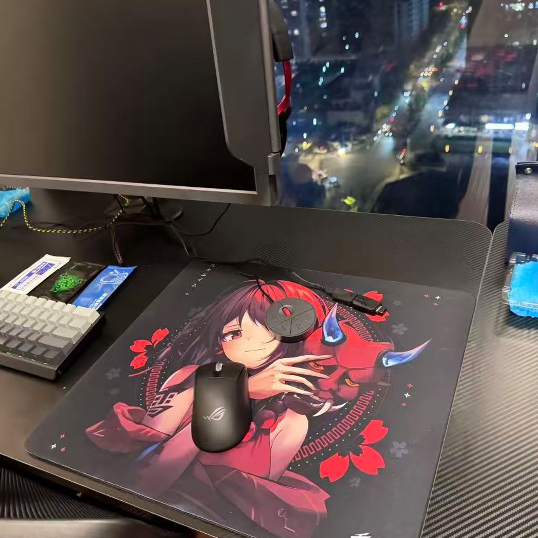 YUKI AIM-LARGE ONI 2022绝版限量款电竞游戏鼠标垫中性细面CSGO