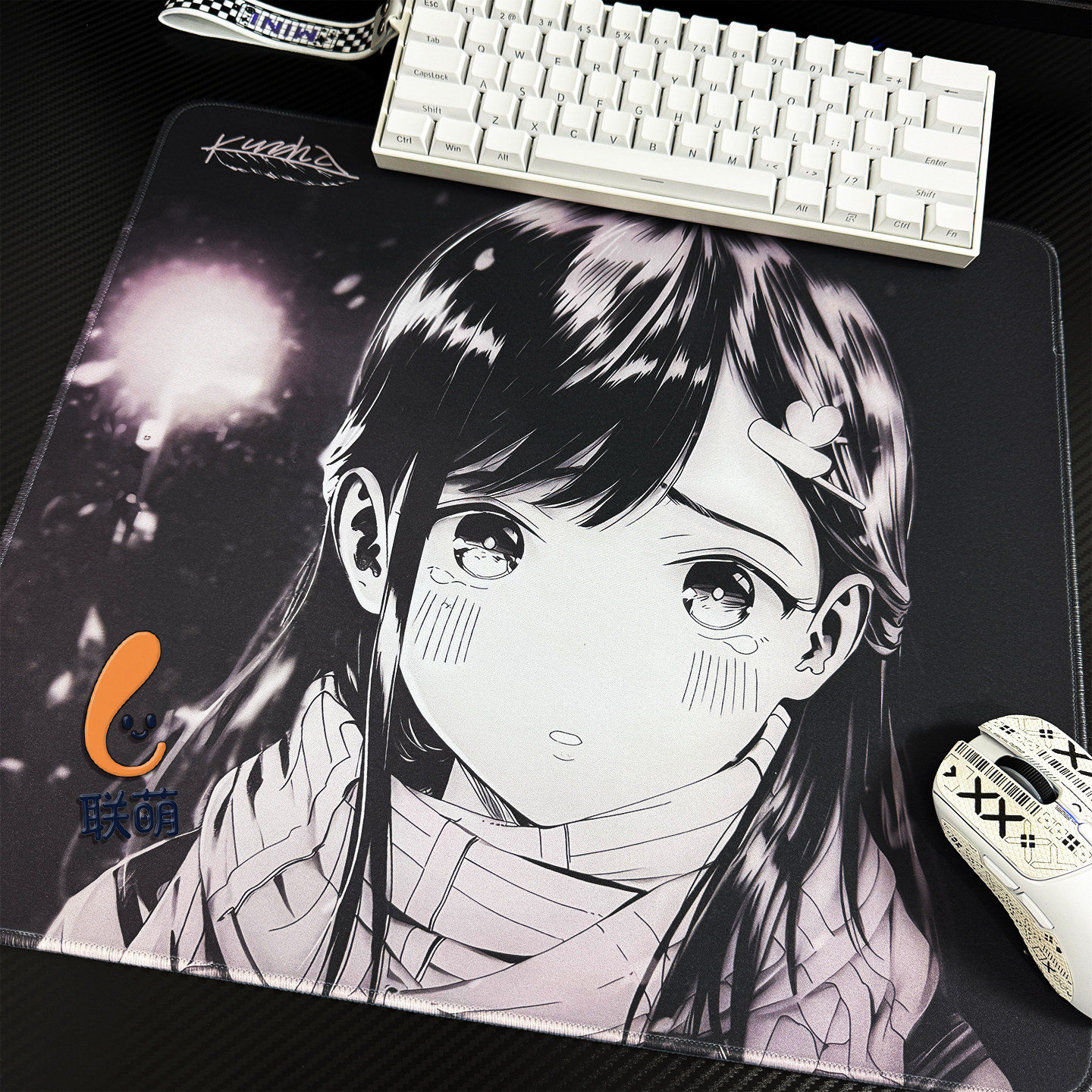 Kuroha定格平替款鼠标垫小号美女电脑键盘垫细面加厚防滑橡胶桌垫,电脑硬件/显示器/电脑周边,鼠标垫/贴/腕垫,淘宝优惠券,粉丝福利购,淘宝优惠卷