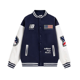 美式复古学院风棒球服外套潮牌情侣休闲刺绣夹克102B-JK528P75，男装夹克，星座102B