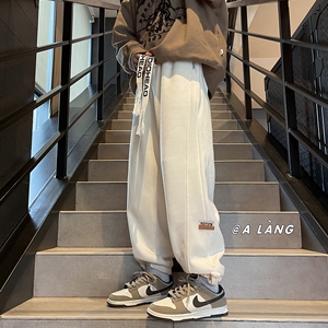 加绒秋冬灯芯绒哈伦裤韩版休闲运动裤休闲裤102B-K431P45加绒55图片