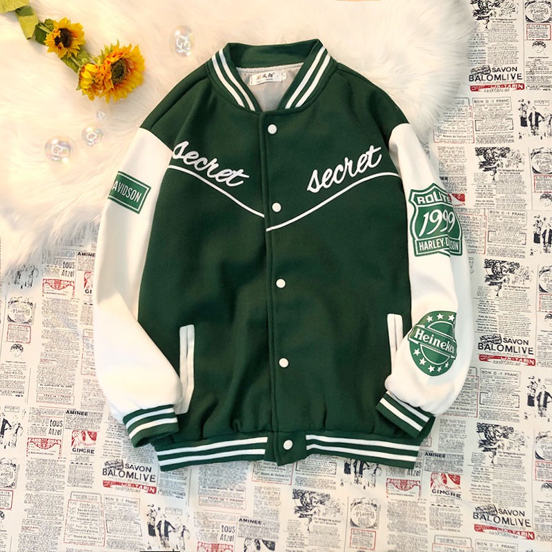 特批无差价棒球服高街设计双面呢美式街头夹克外套102B-JK1191P49，男装夹克，星座102B