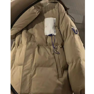 冬季抽绳连帽棉衣设计感慵懒风面包服保暖宽松外套102B-M6033P105图片