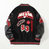 美式棒球服男女穿搭高街设计小众ins潮夹克情侣外套102B-W854P85，男装夹克，星座102B