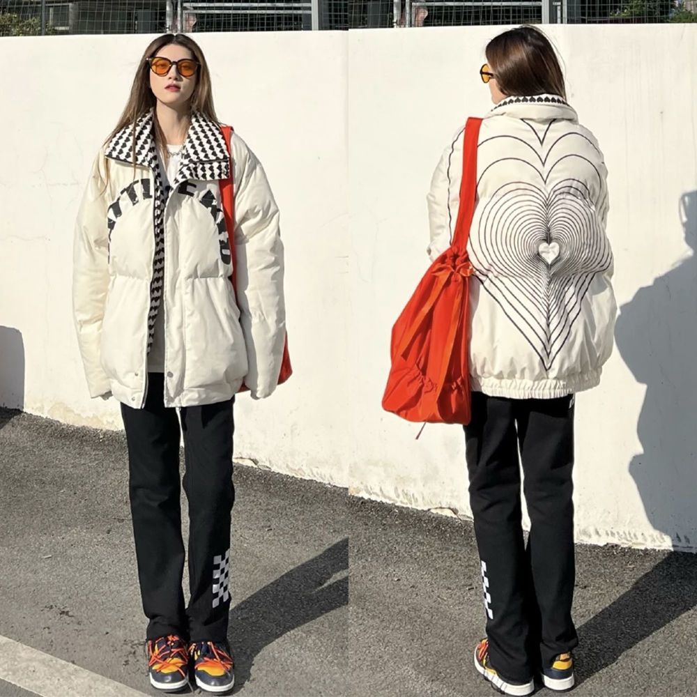 特批爱心重影棉衣棉服冬季情侣装加厚保暖棉袄外套102B-M4105P79,男装棉衣,星座102B