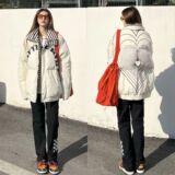 特批爱心重影棉衣棉服冬季情侣装加厚保暖棉袄外套102B-M4105P79，男装棉衣，星座102B