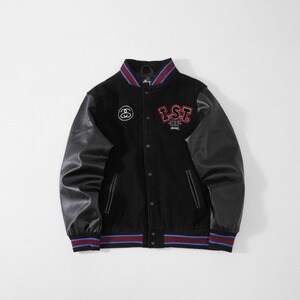 美式复古棒球服外套潮牌宽松休闲情侣夹克上衣嘻哈102B-JK146P68图片