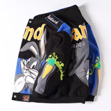 秋2025原版双层全刺绣杜戴克宽松棒球服夹克外套潮102B-JK8053P95，男装夹克，星座102B