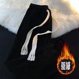 灯芯绒裤子秋冬高腰垂感阔腿休闲裤男女102B-K195加绒P55常规F45，男装卫衣，星座102B