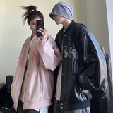 夹克刺绣皮衣棒球服外套流行美式街头高级感上衣102B-JK189P85，男装夹克，星座102B