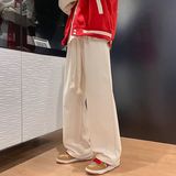 加绒灯芯绒编织绳直筒裤学生韩版阔腿裤休闲裤102B-K058P45加绒55，男装卫衣，星座102B