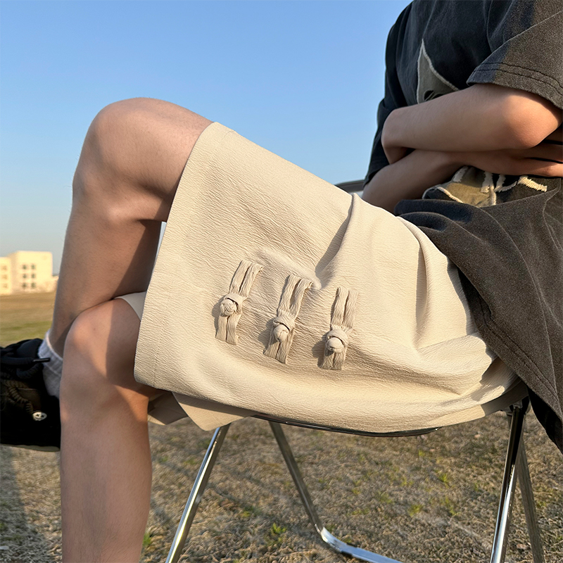 新中式风潮盘扣休闲运动短裤夏学生韩版五分裤102B-K8414P30,男装休闲裤,星座102B