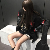 秋2025高质量刺绣毛呢夹克拼接撞色棒球服外套情侣102B-JK3387P75，男装夹克，星座102B