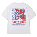 纯棉夏季及时行乐男女休闲百搭印花短袖上衣T恤潮102B-T0849P30，男装T恤，星座102B
