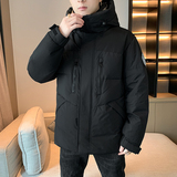 工装情侣装羽绒服男女连帽户外加厚派克服冬外套102B-Y8270P185，男装羽绒服，星座102B