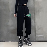 宽松跳舞束脚卫裤嘻哈hiphop高腰立体3D休闲运动裤102B-K636P40，男装休闲裤，星座102B