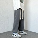 华夫格加绒加厚秋冬韩版束脚哈伦卫裤休闲裤潮102B-K216P55，男装休闲裤，星座102B