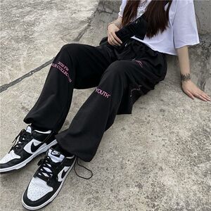 球2025跨境高腰抽绳宽松欧美运动裤102B-K650P35特图片