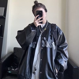 夹克刺绣皮衣棒球服外套流行美式街头高级感上衣102B-JK189P85，男装夹克，星座102B