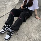 特批无差价高腰抽绳宽松欧美运动裤102B-K1182P29，女装休闲裤，星座102B