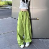 阔腿裤ins流行百搭原宿高腰时尚潮流长裤简约休闲裤102B-K314P48，女装休闲裤，星座102B
