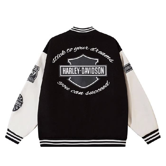 vintage复古棒球服男春秋季美式高街嘻哈外套青少年潮ins宽松夹克,男装夹克,星座102B