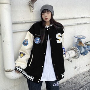 2024春秋棒球服宽松克莱因蓝外套工装休闲夹克男女102B-JK8002P75图片