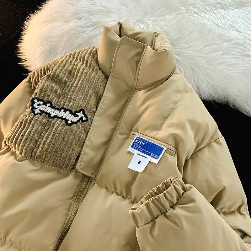 高街oversize棉服男女冬季加厚高级感情侣棉衣外套102B-M131P108，男装棉衣，星座102B