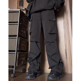 美式机能冲锋裤男款春秋户外防水工装裤子大码宽松直筒降落伞兵裤，男装工装外套，星座102B