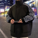 防水情侣装羽绒服男女加厚腰花拼接免洗冬季外套102B-Y8251P145特，男装羽绒服，星座102B