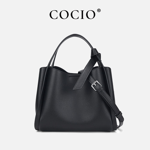 COCIO托特斜跨腋下手提女包包轻奢通勤包新款高级时尚百搭CC211