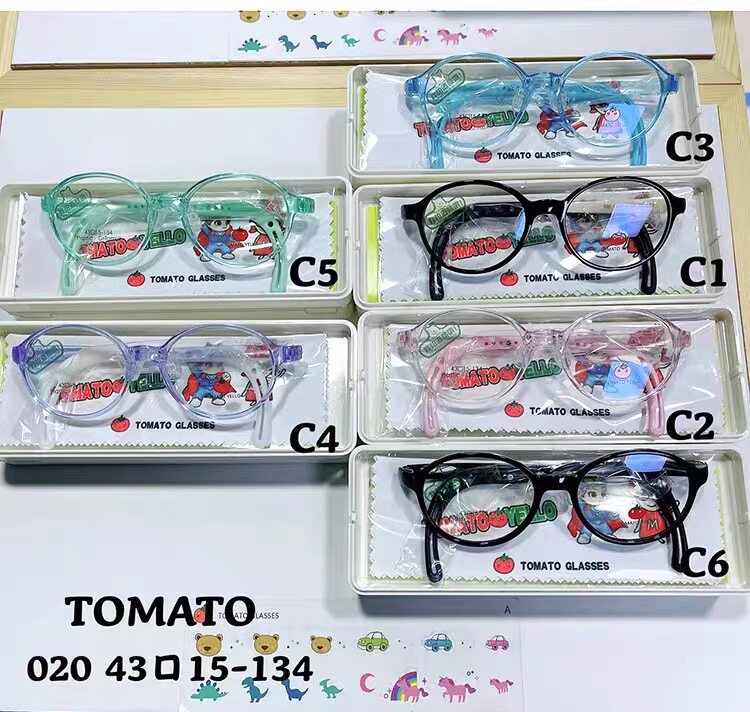 TOMATOYELLO番茄儿童眼镜架 超轻 配近视远弱视眼镜框 国产番茄框