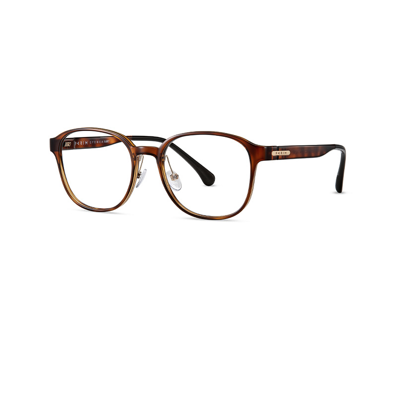 派丽蒙素颜眼镜方圆脸女舒适轻便潮流质感大框可配近视眼镜84071