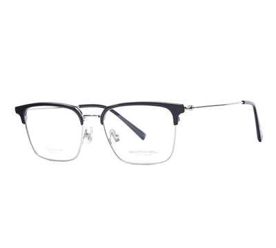 舒马赫眼镜架 SOMAHEL/舒马赫商务复古休闲超轻钛眼镜框 ST6036