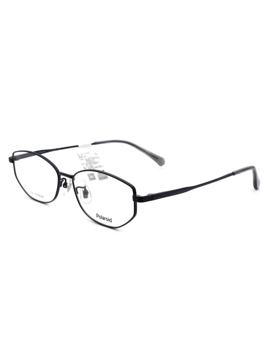 真品Polaroid宝丽来眼镜框男女&beta;钛架多边形框配度数防蓝光 0207F
