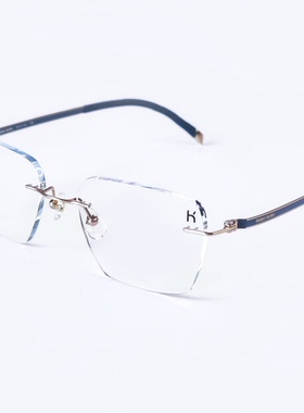 海伦凯勒透颜超轻钛无框眼镜框近视架K1041 1040 1039 1038 1037