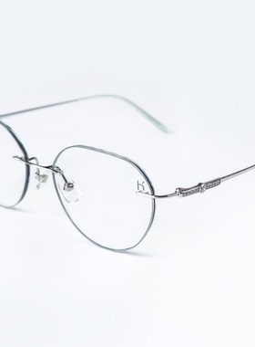海伦凯勒透颜钛无框眼镜框近视防蓝光K 1058 1057 1055 1056 1054