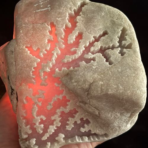 老场木那微淡红春冰透种底开窗料