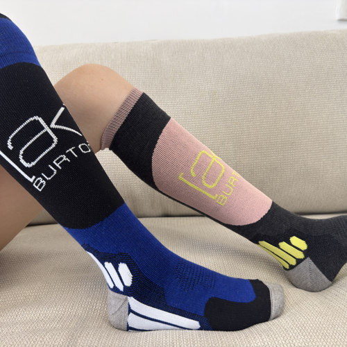 AK滑雪袜羊毛加压热反射抗寒长筒