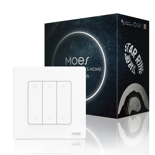 涂鸦zigbee智能窗帘遥控定时按键窗帘智能开关支持zigbee2mqtt