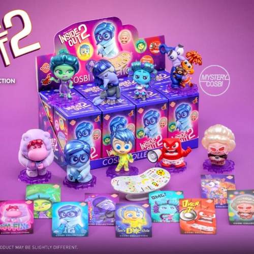 正版HotToys头脑特工队2第二弹盲盒忧忧乐乐手办摆件周边礼物电影