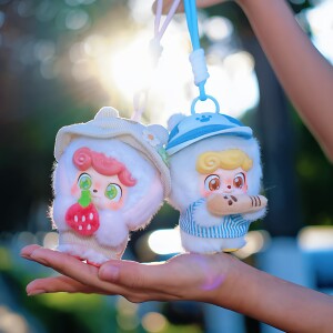 新品JOTOYS奇偶潮乐Q宝今天出去玩盲盒系列毛绒公仔挂件礼物潮玩