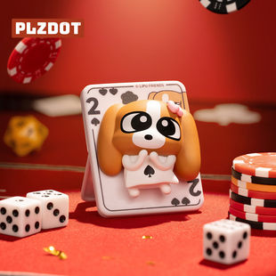 PLZDOT暹罗厘普扑克牌系列冰箱贴盲盒张田中周边手办公仔摆件礼物