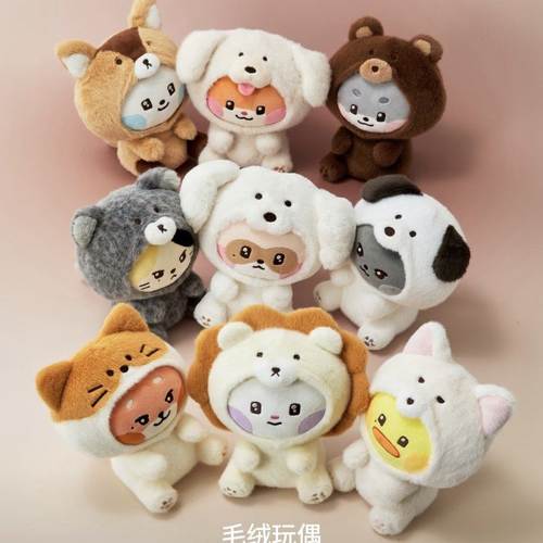 zeroni FLUFFY Wonderland动物系列新品毛绒玩偶新品摆件明星周边