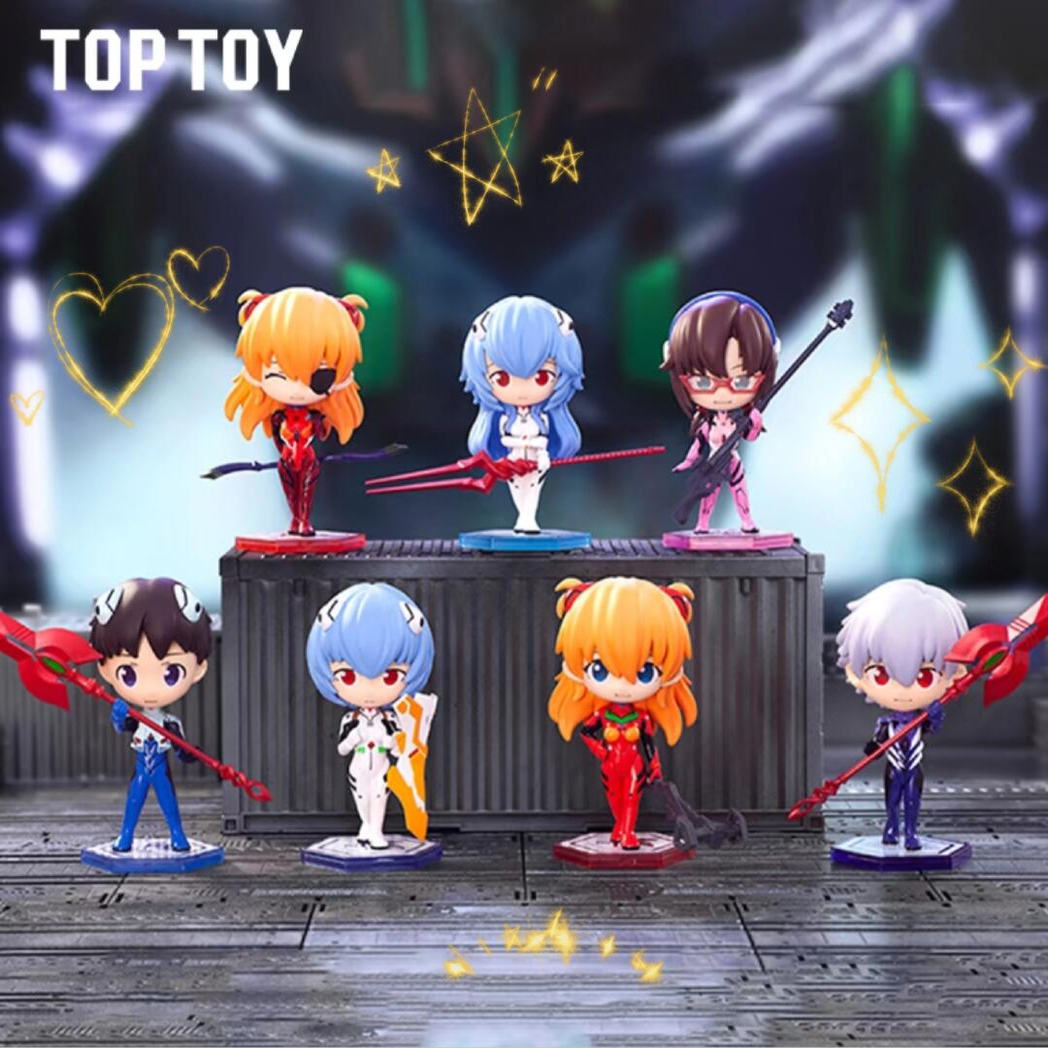 toptoy正版EVA新世纪福音战士盲盒武器系列桌面摆件盲盒女生礼物