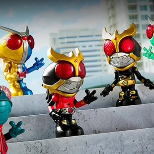 正版 WASA联名假面骑士手办脏辫盲盒潮玩周边空我帝骑加布玩具摆件