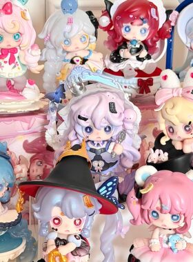 新品正版Keeno四代奇迹盛宴系列盲盒潮玩手办可爱少女桌面摆件礼