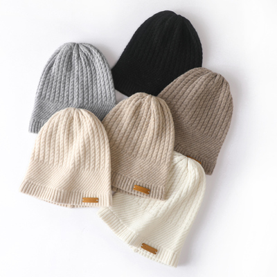 绞花逛街休闲男女秋冬帽子明星范