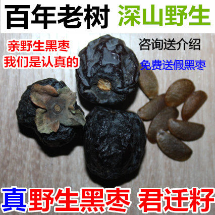 无加工黑枣特级 大黑枣野生君迁子颗颗精选500克新货八大核药用