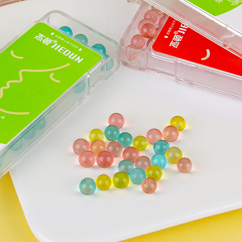 爆珠丸樱花玫瑰薄荷味爆珠糖接吻糖口香糖高颜值约会清新口气糖果